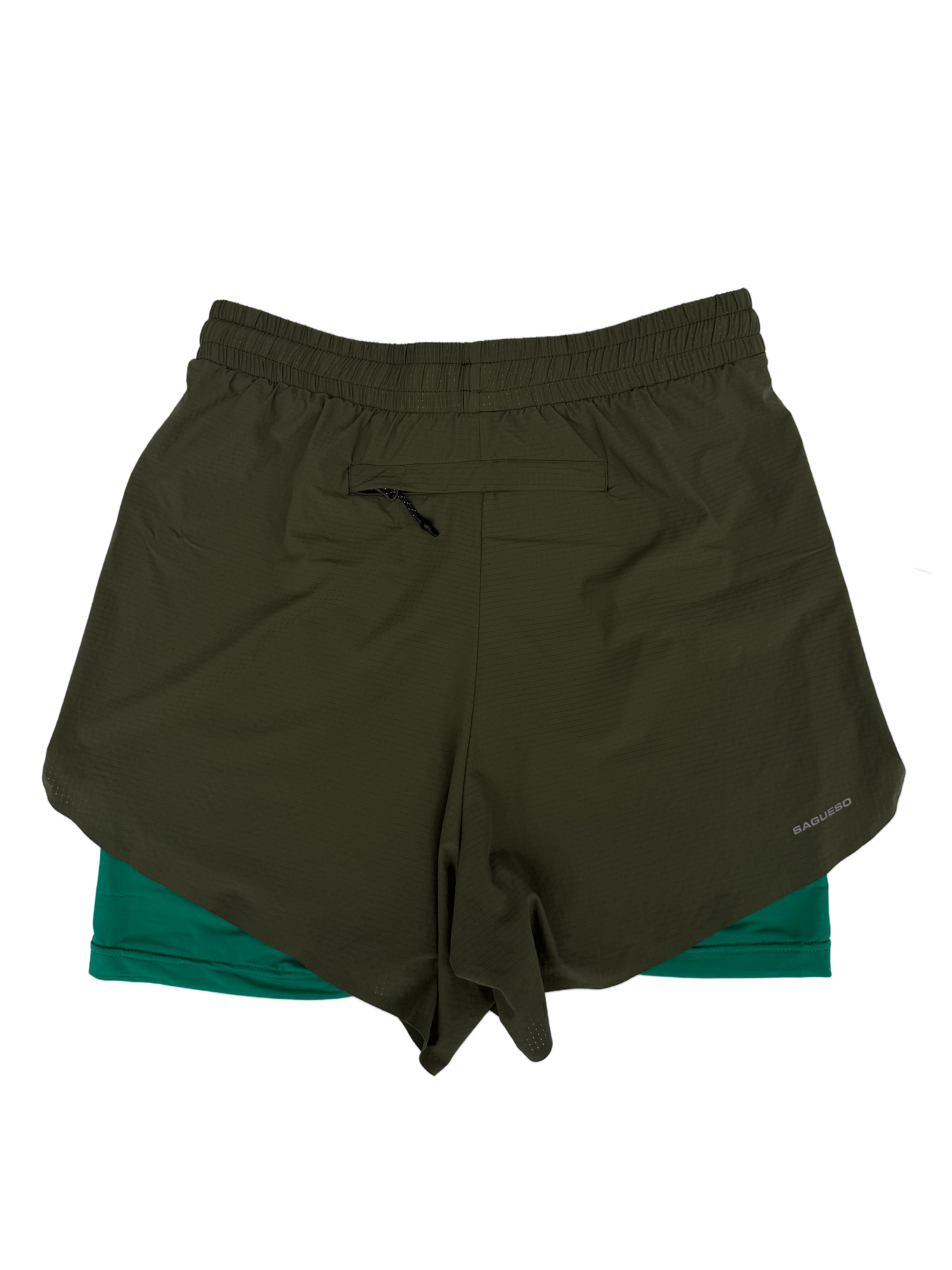 Zephyr 4" Dual-Layer Drift Shorts - Juniper