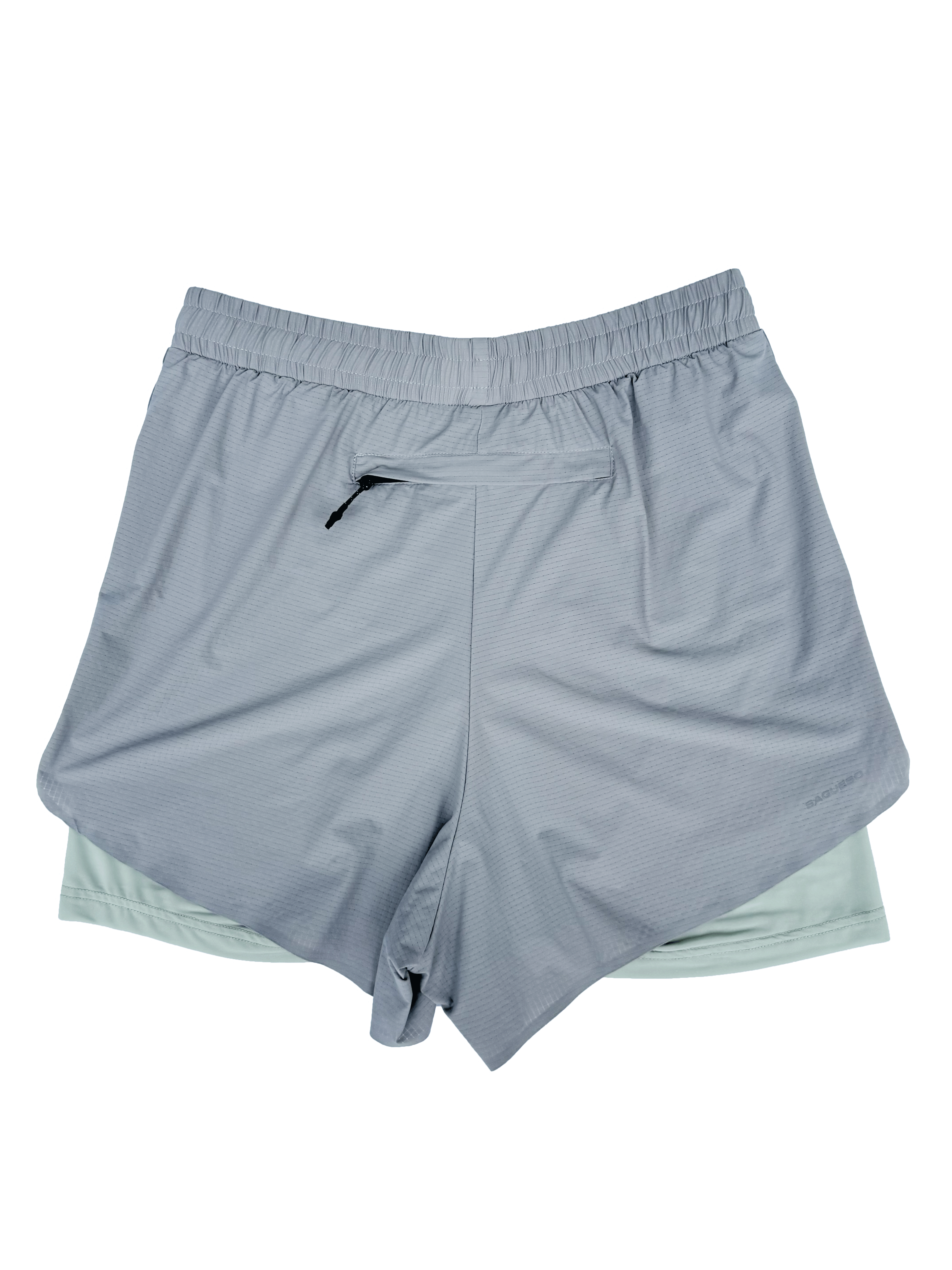 Zephyr 4" Dual-Layer Drift Shorts - Slate