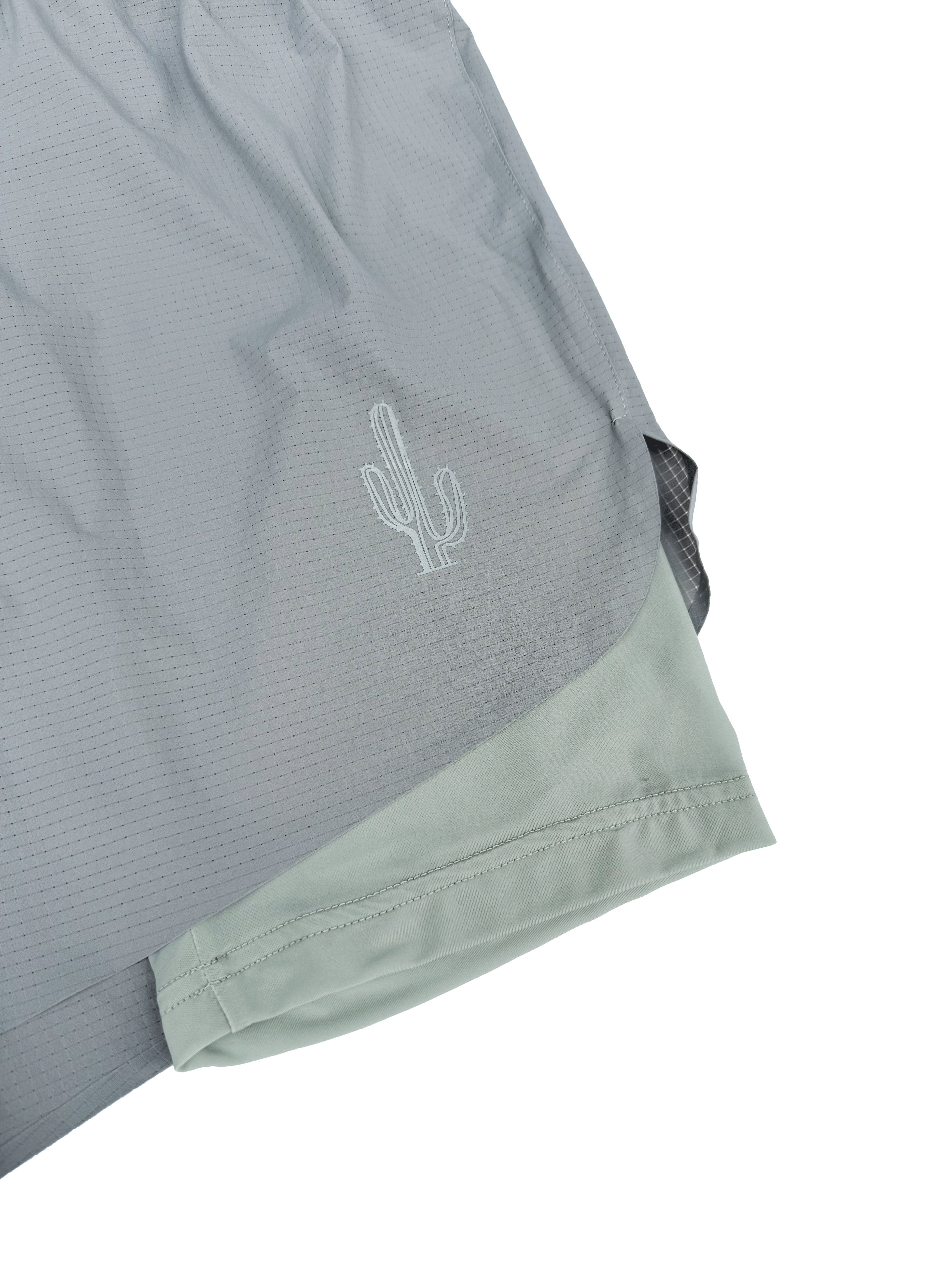 Zephyr 4" Dual-Layer Drift Shorts - Slate
