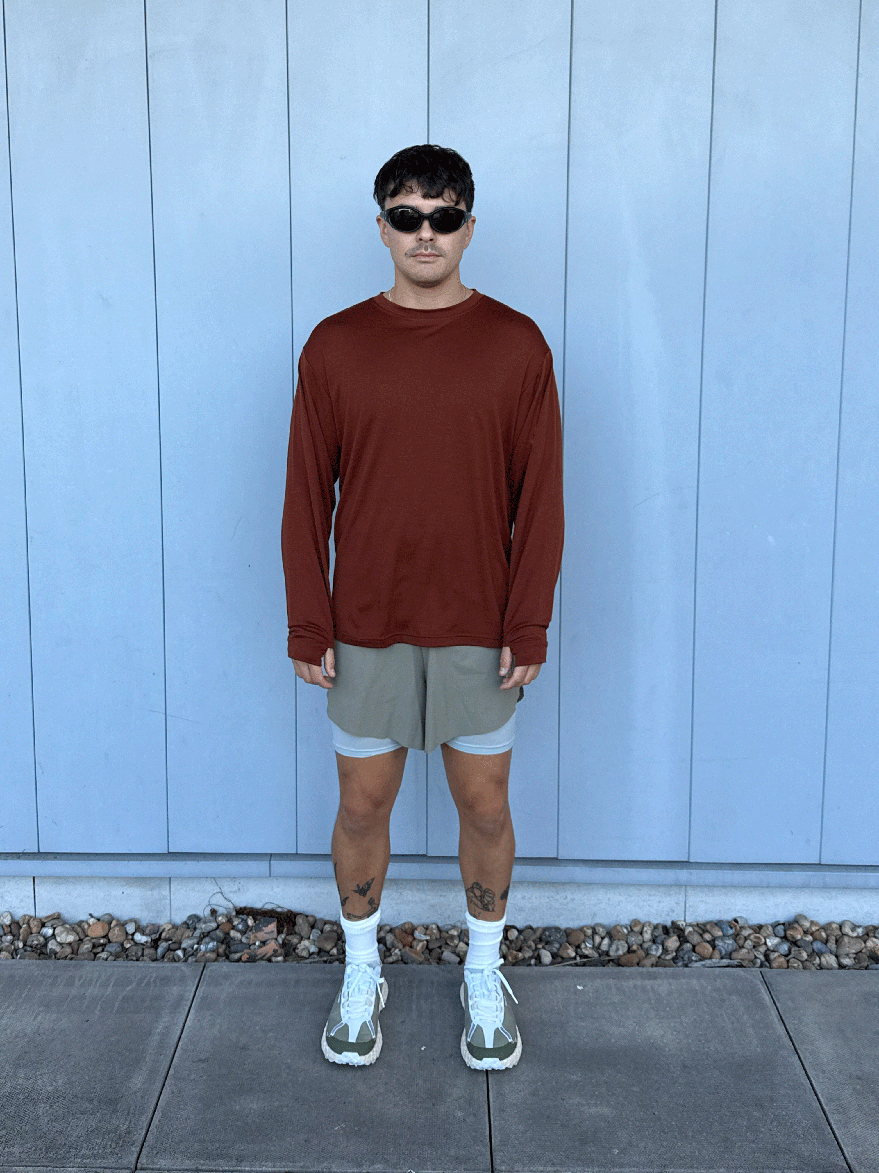 Cirra Merino Long Sleeve Tee - Mesa Red