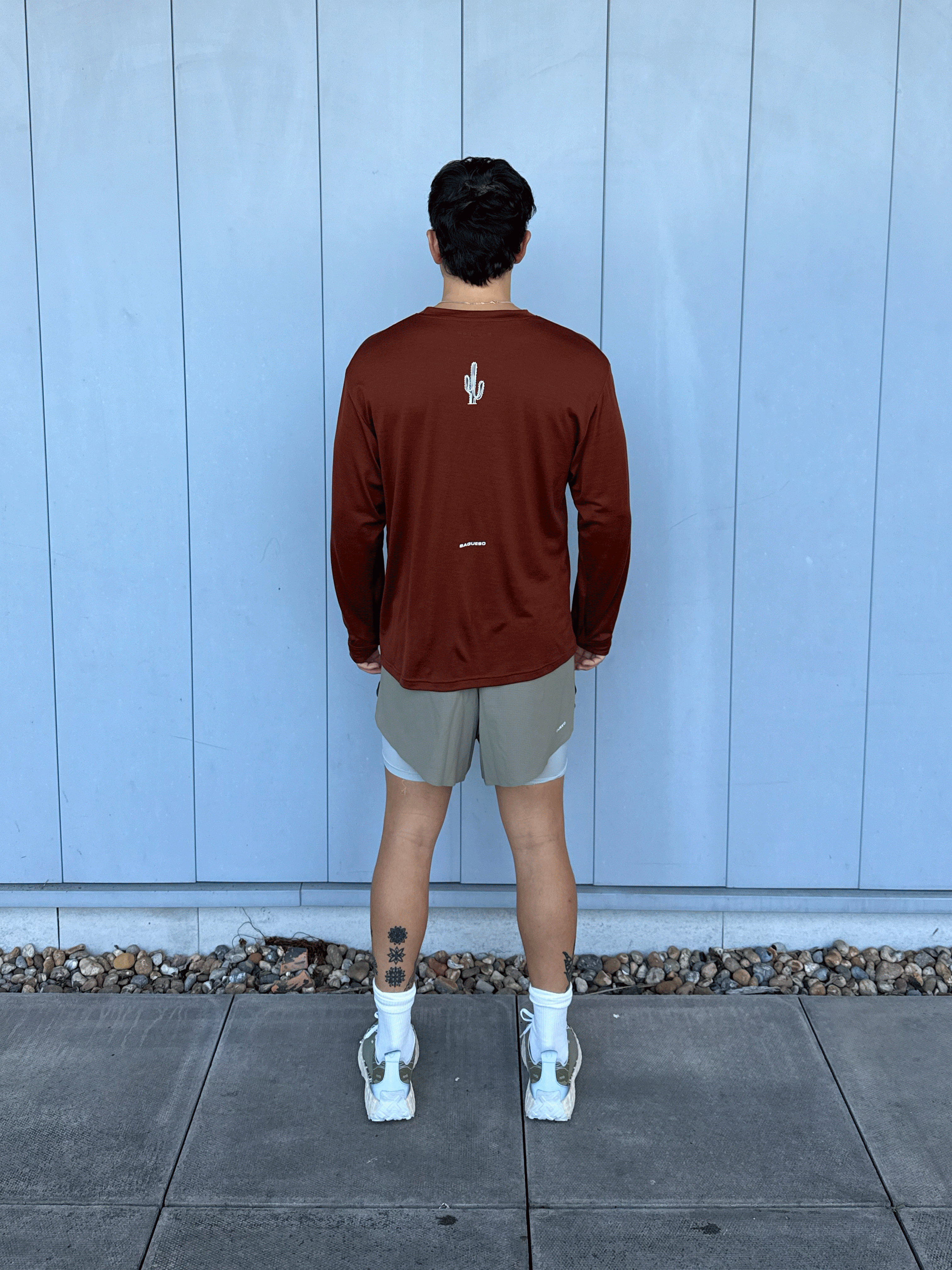 Cirra Merino Long Sleeve Tee - Mesa Red