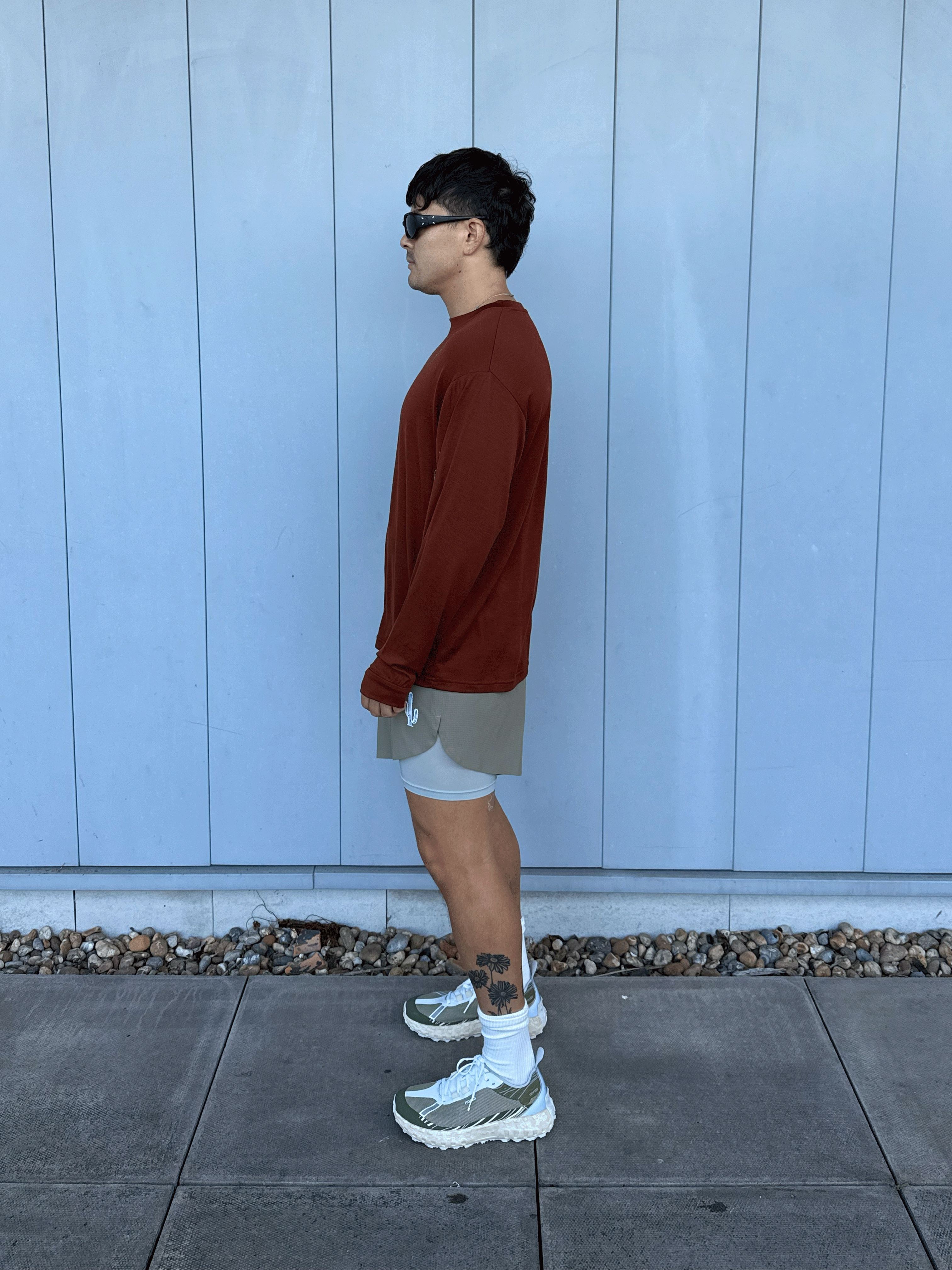 Cirra Merino Long Sleeve Tee - Mesa Red