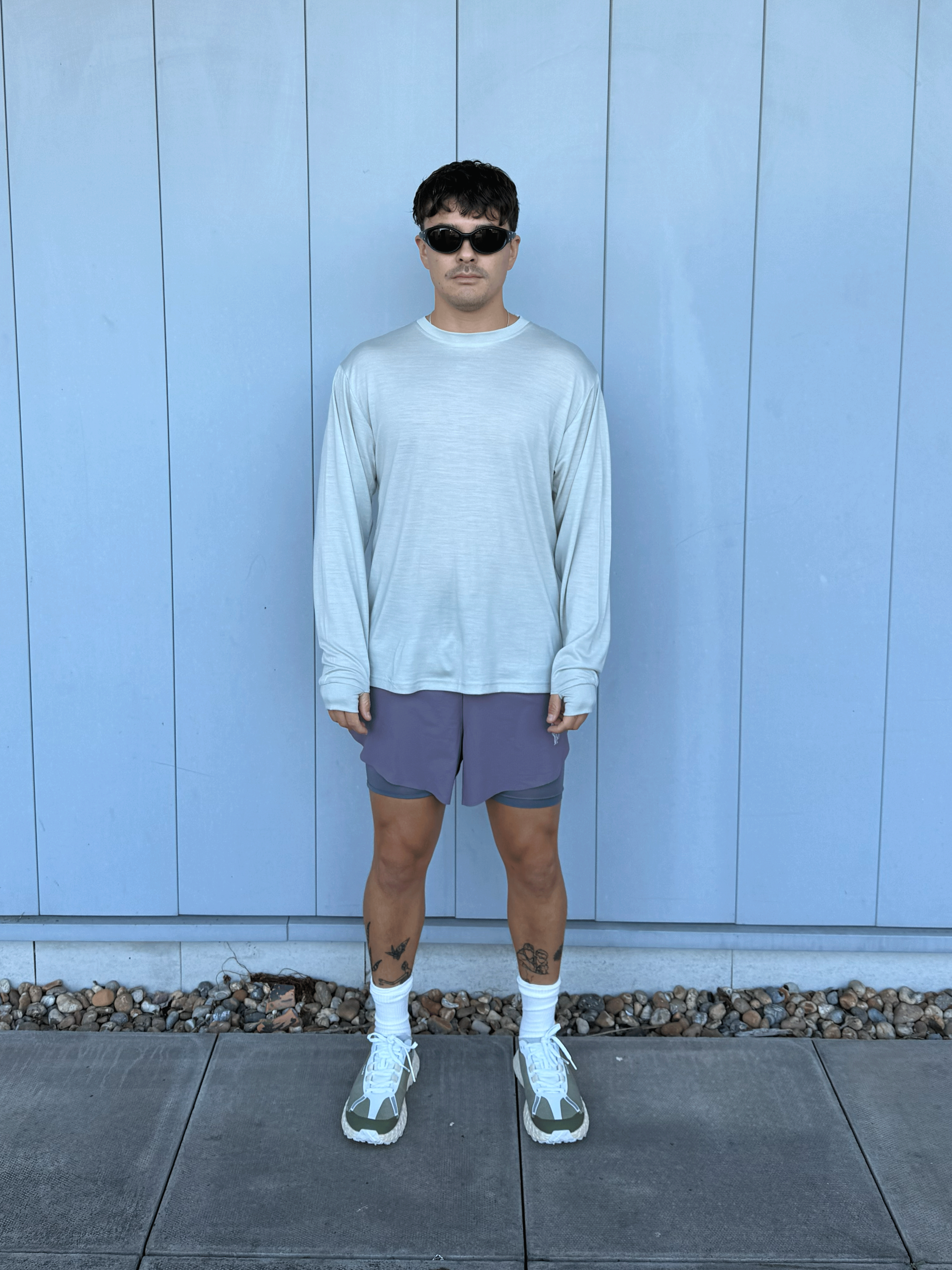 Cirra Merino Long Sleeve Tee - Dune Mist