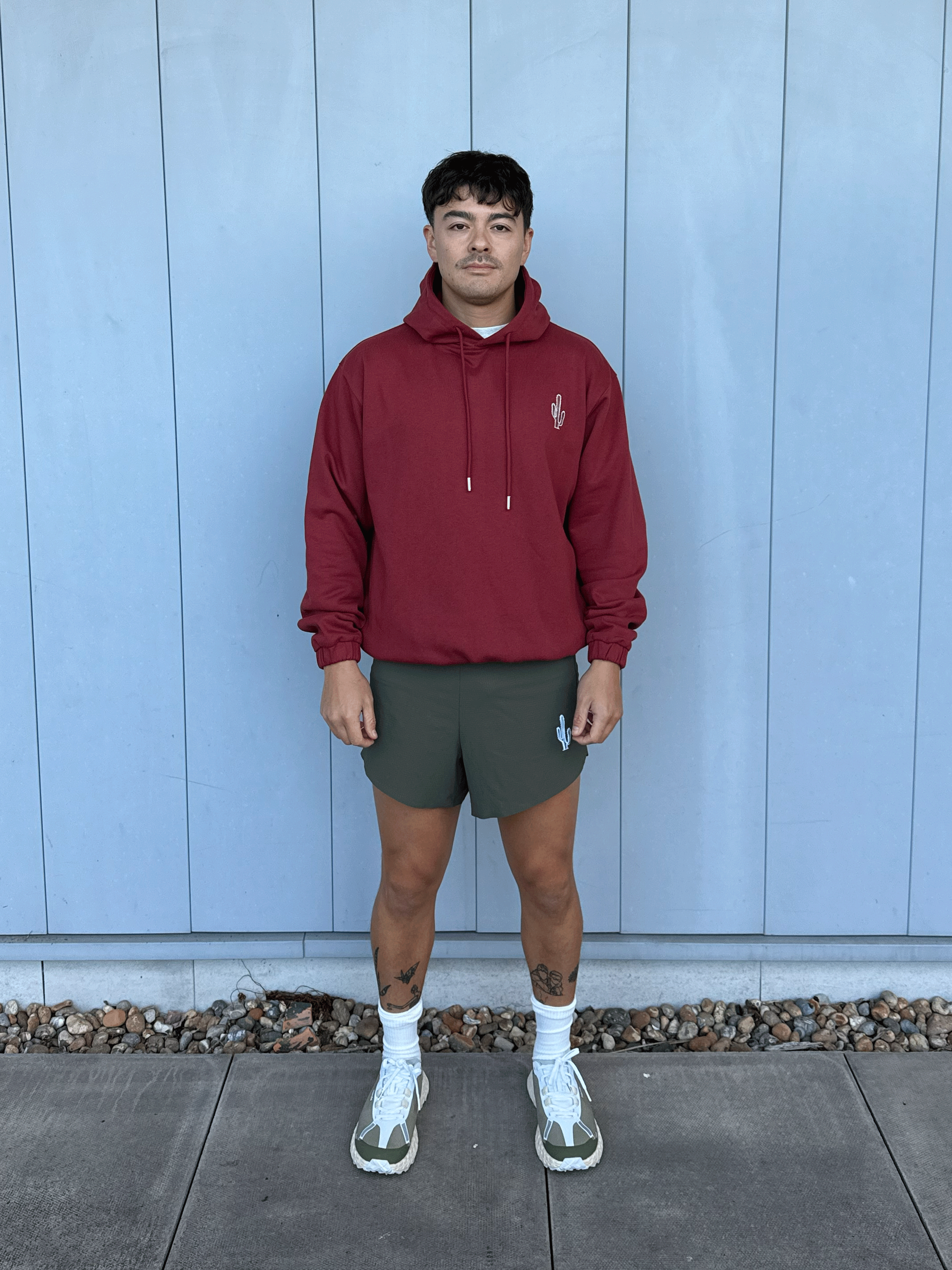 Tamarisk Pullover Hoodie - Crimson